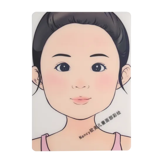 Tablero de práctica de pintura facial