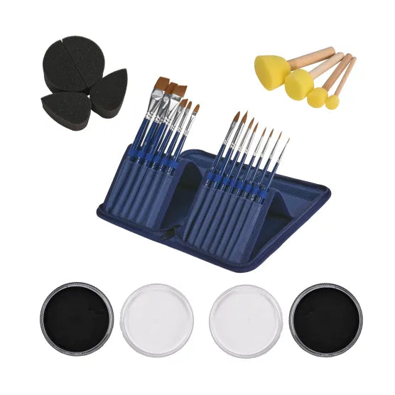 Kit de pintura facial de Halloween, Ankabella 