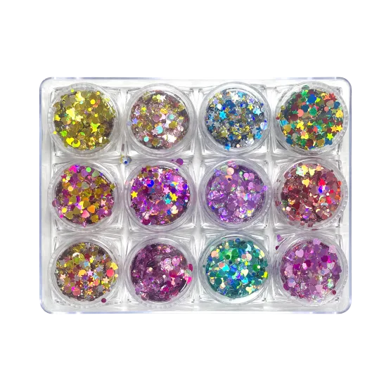 12 color sequins series