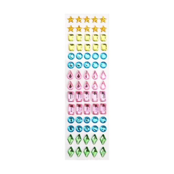 Juego de pegatinas de diamantes