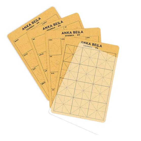 Face Painting One Stroke Line Practice Sheet Copying Training Board Practice Board