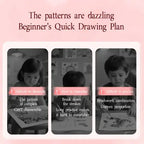 Face Painting One Stroke Line Practice Sheet Copying Training Board Practice Board Anka Bella