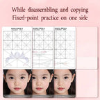 Face Painting One Stroke Line Practice Sheet Copying Training Board Practice Board Anka Bella