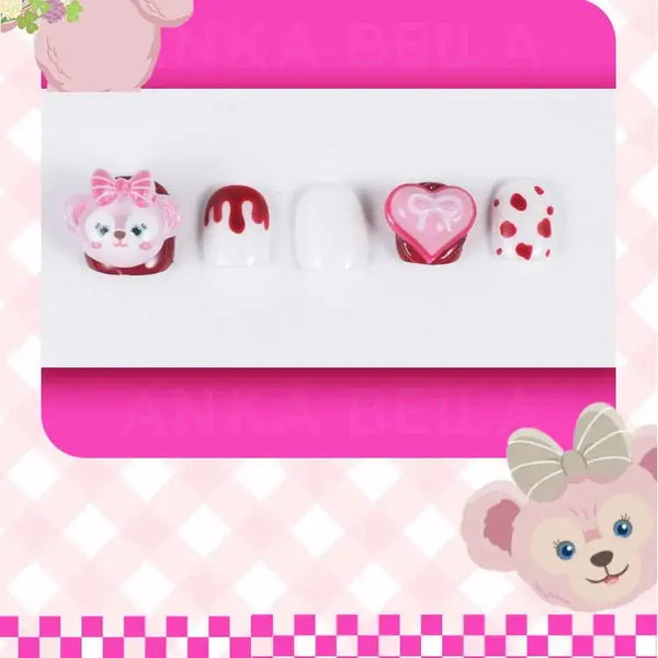 Children Press-on Nails, AnkaBella Press-ons for Kids Anka Bella