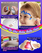 9 color disk exclusive custom model face painting Anka Bella Anka Bella