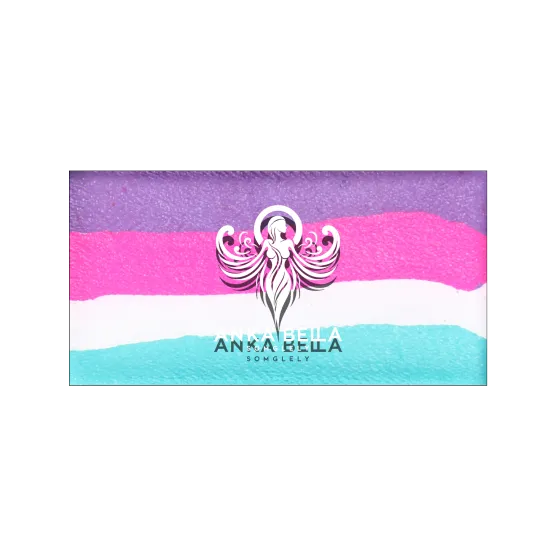 Rainbow Bar  Split Cake Coloring effect Face paint, Anka bella