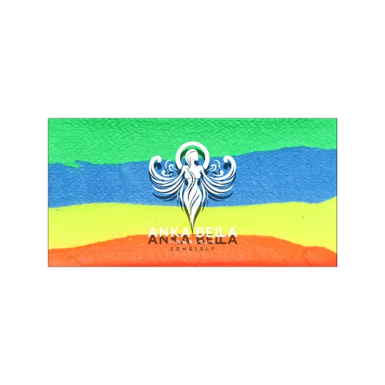 Rainbow Bar  Split Cake Coloring effect Face paint, Anka bella