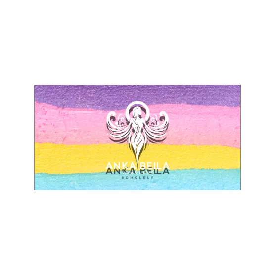 Rainbow Bar  Split Cake Coloring effect Face paint, Anka bella
