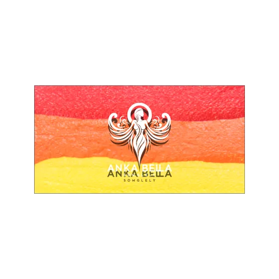 Pastel partido con barra arcoíris, efecto colorante, pintura facial, Anka bella