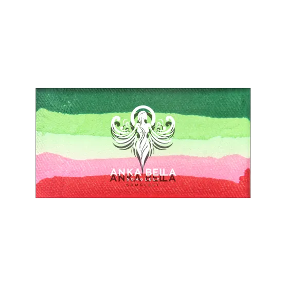 Rainbow Bar  Split Cake Coloring effect Face paint, Anka bella