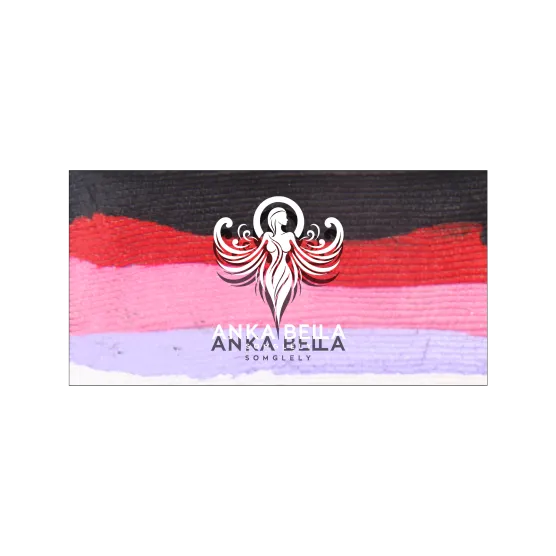Pastel partido con barra arcoíris, efecto colorante, pintura facial, Anka bella
