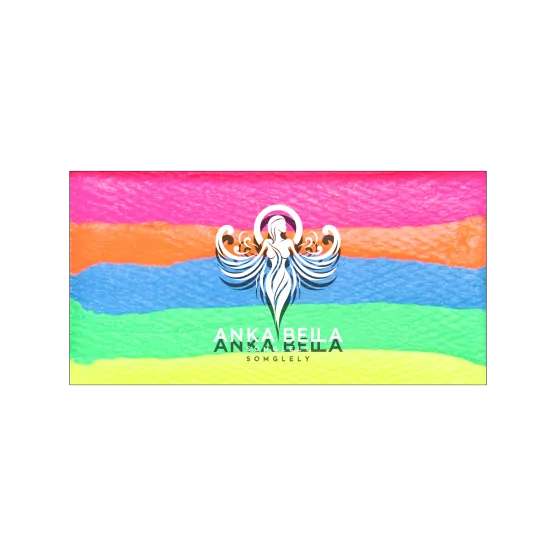 Rainbow Bar  Split Cake Coloring effect Face paint, Anka bella