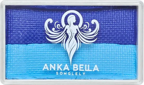 Rainbow Bar  Split Cake Coloring effect Face paint, Anka bella
