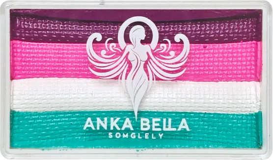 Rainbow Bar  Split Cake Coloring effect Face paint, Anka bella