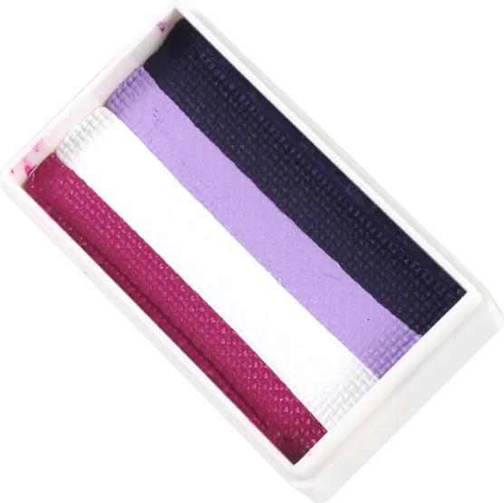 Rainbow Bar  Split Cake Coloring effect Face paint, Anka bella