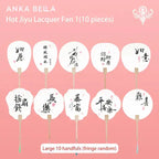 Non-heritage painted fan Anka Bella
