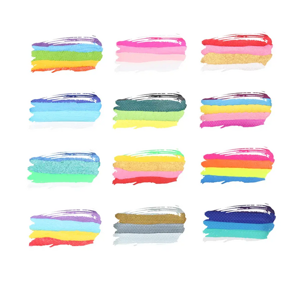 Hot rainbow bar  Coloring effect Face paint, Anka bella Anka Bella