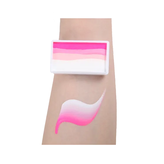 Hot rainbow bar  Coloring effect Face paint, Anka bella