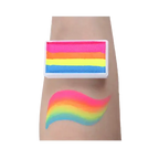 Hot rainbow bar  Coloring effect Face paint, Anka bella Anka Bella