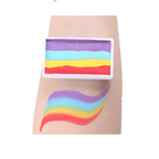 Hot rainbow bar  Coloring effect Face paint, Anka bella Anka Bella