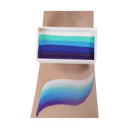 Hot rainbow bar  Coloring effect Face paint, Anka bella