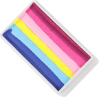 Rainbow Bar  Split Cake Coloring effect Face paint, Anka bella Anka Bella