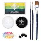 Dinosaur Face Painting Set – Featured in Viral TK & FB Videos, Includes Paints and Brushes Anka Bella