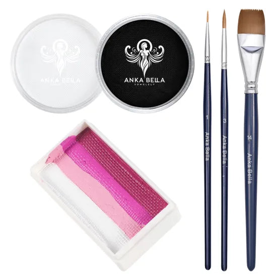 Dinosaur Face Painting Set – Featured in Viral TK & FB Videos, Includes Paints and Brushes