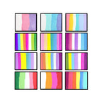 Anka Bella Face Painting rainbow base cakes Anka Bella