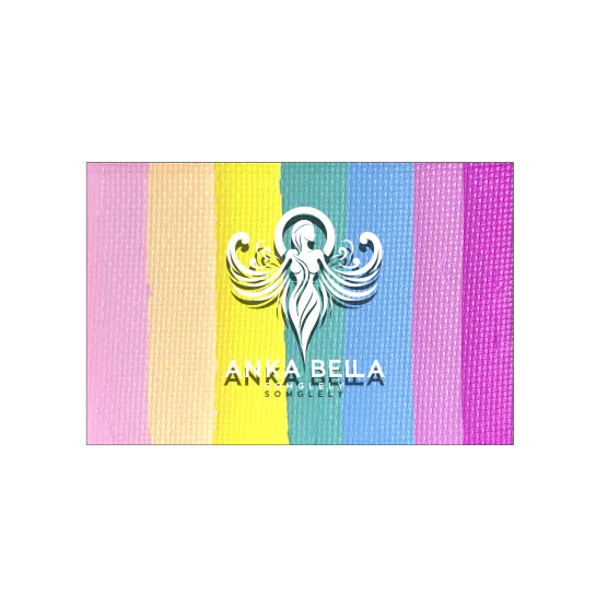 Anka Bella Face Painting rainbow base cakes