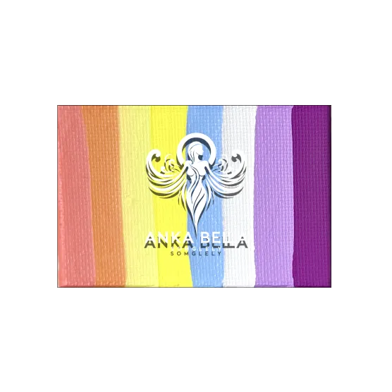 Anka Bella Face Painting rainbow base cakes