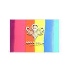Anka Bella Face Painting rainbow base cakes Anka Bella