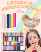 24-Color Face Paint Kit – All-Around Professional Palette Anka Bella