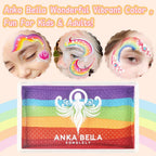 Professional Paint for Children,Easy to Clean and Bright (Colorful Rainbow set) Anka Bella