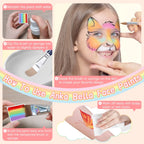 Professional Paint for Children,Easy to Clean and Bright (Colorful Rainbow set) Anka Bella