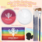 Professional Paint for Children,Easy to Clean and Bright (Colorful Rainbow set) Anka Bella