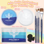 Professional Paint for Children,Easy to Clean and Bright (Blue Rainbow set) Anka Bella