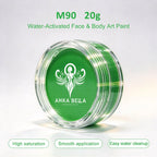 Anka Bella 20g Single Color Water Activated Face Paint Refill, Skin-Safe Non-Toxic Professional Face & Body Paint（副本） Anka Bella