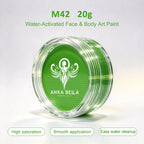 Anka Bella 20g Single Color Water Activated Face Paint Refill, Skin-Safe Non-Toxic Professional Face & Body Paint（副本） Anka Bella