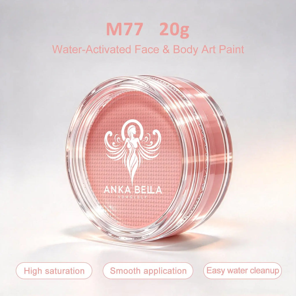 Anka Bella 20g Single Color Water-Based Face Paint Refill (Pink Tones) Anka Bella