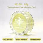 nka Bella 20g Single Color Water-Based Face Paint Refill (Yellow & Brown Tones) Anka Bella