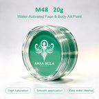 Anka Bella 20g Single Color Water Activated Face Paint Refill, Skin-Safe Non-Toxic Professional Face & Body Paint Anka Bella