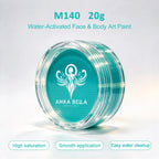 Anka Bella 20g Single Color Water Activated Face Paint Refill, Skin-Safe Non-Toxic Professional Face & Body Paint Anka Bella