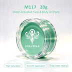 Anka Bella 20g Single Color Water Activated Face Paint Refill, Skin-Safe Non-Toxic Professional Face & Body Paint Anka Bella