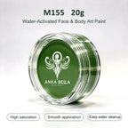 Anka Bella 20g Single Color Water Activated Face Paint Refill, Skin-Safe Non-Toxic Professional Face & Body Paint（副本） Anka Bella