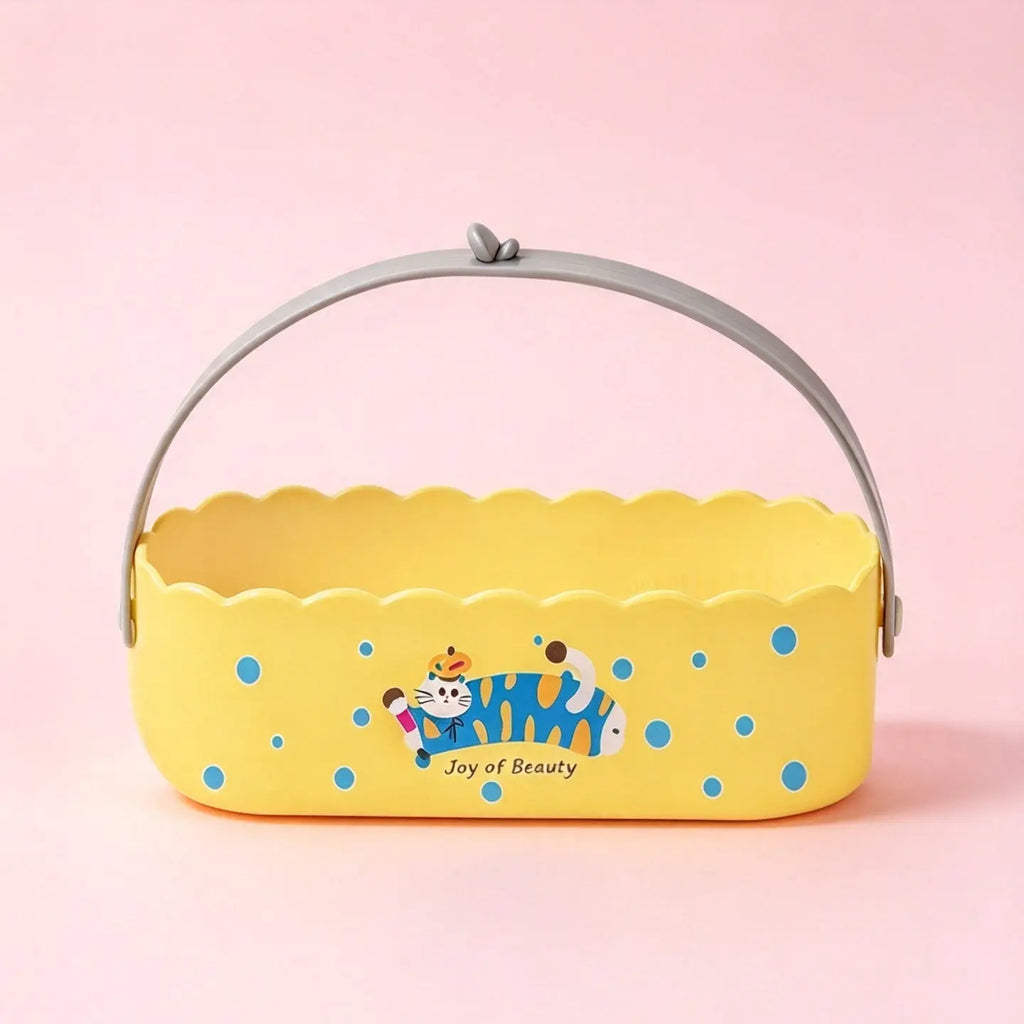 yellow Anka Bella makeup brush washer