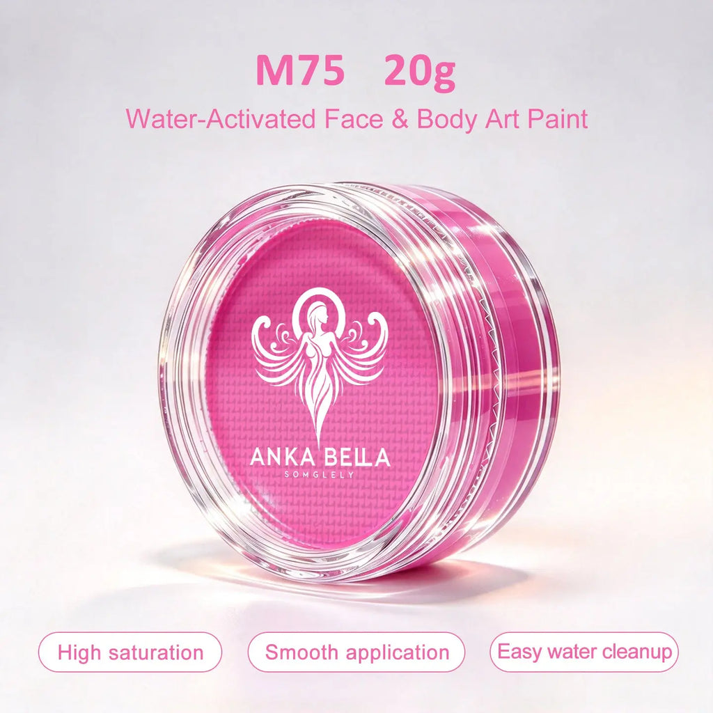 Anka Bella 20g Single Color Water-Based Face Paint Refill (Pink Tones) Anka Bella
