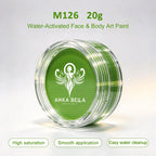 Anka Bella 20g Single Color Water Activated Face Paint Refill, Skin-Safe Non-Toxic Professional Face & Body Paint（副本） Anka Bella
