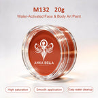 Anka Bella 20g Single Red Water Activated Face Paint Refill, Skin-Safe Pigment for Face & Body Art Anka Bella