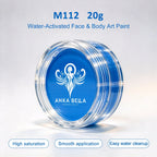 Anka Bella 20g Single Color Water Activated Face Paint Refill, Skin-Safe Non-Toxic Professional Face & Body Paint Anka Bella